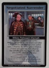 Negotiated Surrender - Rare
